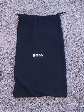 BOSS Black Drawstring Dust Bag